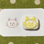 作品【消しゴムはんこ】ねこはんこ☆（持ち手なし）