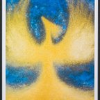 作品絵ポストカードNo.74「鳳凰　平和と繁栄への祈り」【選べる3枚】