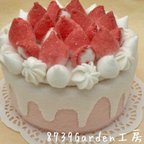 作品フェルトケーキ🍓苺ケーキW A-75