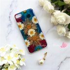 作品押し花 スマホケース iPhone XPERIA GALAXY  HUAWEI 全機種対応