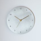 作品壁掛け時計−タイプ2数字入り / アルミニウム　minimal wall clock <DISK-type2 number> / aluminum