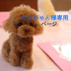 作品愛犬ちゃんのそっくりなリアルなペット人形をお作りします！　羊毛フェルト　犬　オーダー　ぬいぐるみ　愛犬　　ペット　リアル　人形