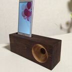 作品iPhone6plus用木製スピーカー