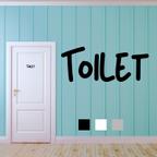 作品【賃貸OK】 Toilet トイレ ウォールステッカー ドアステッカー ステッカー インテリア雑貨 ポップ
