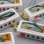 作品〔厨房〕市場の魚キーホルダー