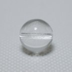 作品神聖幾何学模様彫りビーズ　フラワーオブライフ　水晶　1粒 12mm