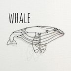 作品シロナガスクジラ① ワイヤーアート インテリア アート 壁掛け【受注販売】 クジラ くじら 鯨　ホエール whale WHALE ワイヤークラフト 針金 ハリガネ wirecraft  art 