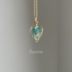 作品Fluorite necklace フローライト　ネックレス