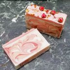 作品「母の日の薔薇ブーケ」手作りクレイ石鹼・Mother's Day Rose Handmade Clay Soap
