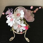 作品春色の花束ソープカービング