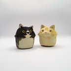 作品【mofura-b様オーダー品】猫の置物