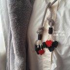 作品Sweet Heart Crochet necklace ODA 2401