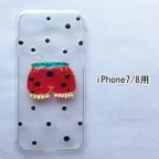 作品手描き★すいか柄のちょうちんパンツ★iPhone7/iPhone8用ハードケース