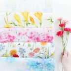 作品【送料無料】母の日ギフト　きょうは主役！花たちのストール　　母の日　敬老の日　誕生日　