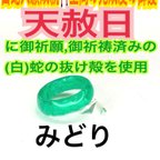 作品白蛇の抜け殻✨脱け殻✨リング✨御神環✨身代わり✨厄祓い✨魔除け✨恋愛成就✨金運上昇✨健康運✨結婚運✨仕事運✨財運✨子宝✨良縁✨翠✨メモリーオイル封入✨第5チャクラ✨白蛇の指輪お守り【天赦日ご祈祷済み】