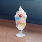 作品カラフルゼリーポンチのクリームソーダ＊バッグチャーム