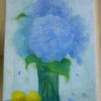 作品青い紫陽花（Blue hydrangea ）