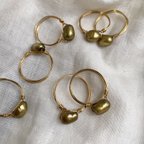 作品pearl wire ring (gold)