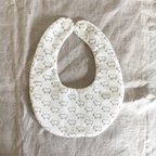 作品baby bib 羊柄のスタイ