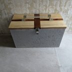 作品木製 薬箱 木箱 救急箱