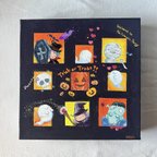 作品【10%off】原画「Halloween cube house」(送料無料)