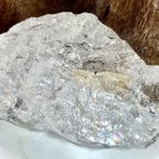 作品ゴールデンマイカ内包　天使のギフト❦͙ レインボー エレスチャル  骸骨水晶　原石