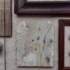 作品166/木と石と色のアートパネル　天然石|油絵|木製|モダンアート|オブジェ|抽象画|壁掛け|植物|壁飾り|カフェ風ディスプレイ|原画|インテリアパネル|ナチュラル|絵画|テクスチャーアート|新築祝い