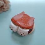 作品【限定販売！！】ねこのどら焼き 白猫白玉  フェイクスイーツ ミニチュア 和菓子