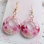 作品「ピアス」花凛（かりん）ピンク