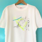 作品2枚以上ご購入で30%OFF！【コットン　オリジナル　プリント　Tシャツ ＜RAKUGAKI（落書き）＞】