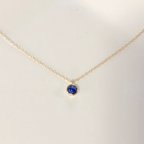 作品【14kgf 】天然石petit lapislazuli necklace