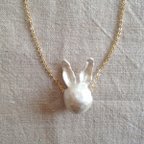 作品Animal Pearl Necklace / Rabbit