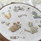 作品【刺繍アート】Spring🌷