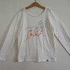 作品紅葉Tシャツ【レディースM】長袖