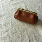 作品"gamaguchi" pouch D/  brown