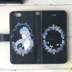 作品手帳型iPhoneケース「pansy garden」