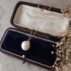 作品【14kgf】バロック淡水パールのネックレス＊6月誕生石 真珠