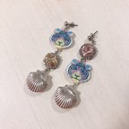 作品シェル&タイガーピアス