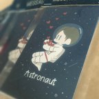 作品宇宙飛行士のメッセージカード