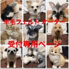 作品＊JUNJUN＊  羊毛フェルト オーダー 受付専用ページ ハンドメイド 犬 猫