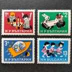 作品ブルガリア 切手（子供の日）4枚セット【Bulgaria】DA-STE140