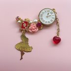 作品【アウトレットA】アリスと懐中時計のイヤーカフ