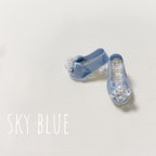 作品1/6ドールシューズ　【Sky Blue】