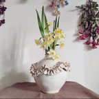 作品【ドライフラワー用】花弁花器