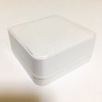 作品ブレスレットケース ホワイト 合皮 PU レザー BOX 外箱付き