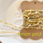 作品AVRIL糸の引き揃え糸♥︎lemon gold