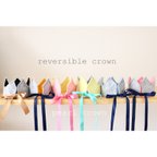 作品 reversible pearl crown