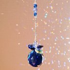 作品SWAROVSKI【ダークサファイア】サンキャッチャー