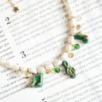 作品【送料無料】Music note Necklace(GN)💚