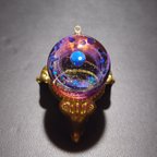 作品宇宙玉 24mm No.m10 レジン アクセサリー 